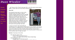 Desktop Screenshot of davewiesler.com